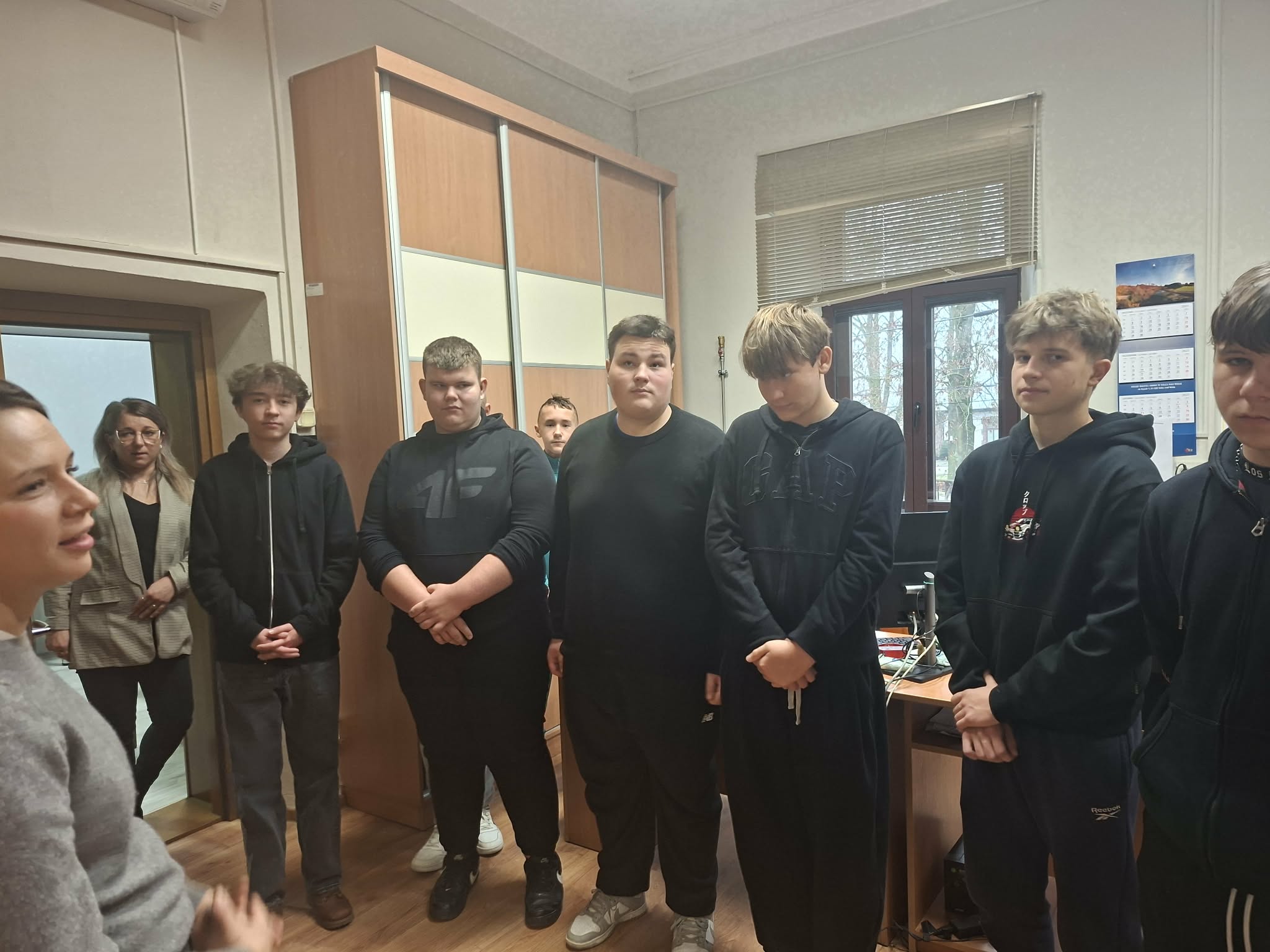 Wizyta doradcza uczniów klasy VIII w Urzędzie Miasta i Gminy Solec nad Wisłą