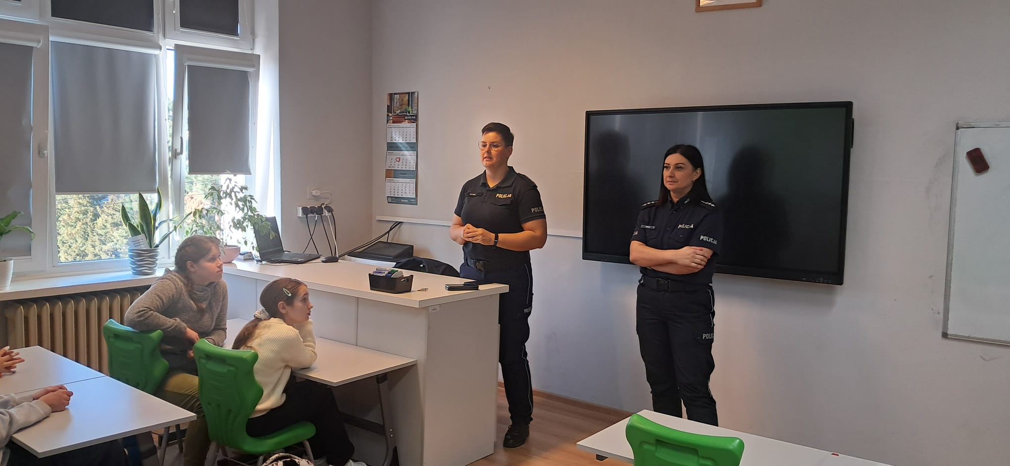 Spotkania profilaktyczne z funkcjonariuszami Komendy Powiatowej Policji w Lipsku.